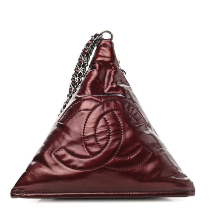 Chanel Patent Small Bonbons Wristlet Dark Bordeaux 1 of 8