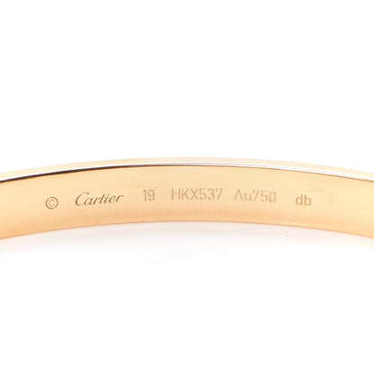 Cartier 18K Yellow Gold LOVE Bracelet 19 5 of 7