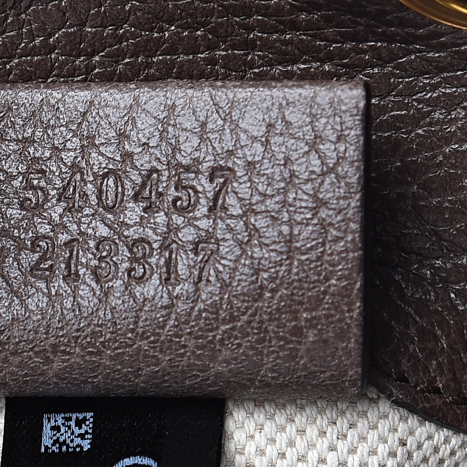 Gucci GG Supreme Monogram Web Ophidia Bucket Bag Brown 9 of 10