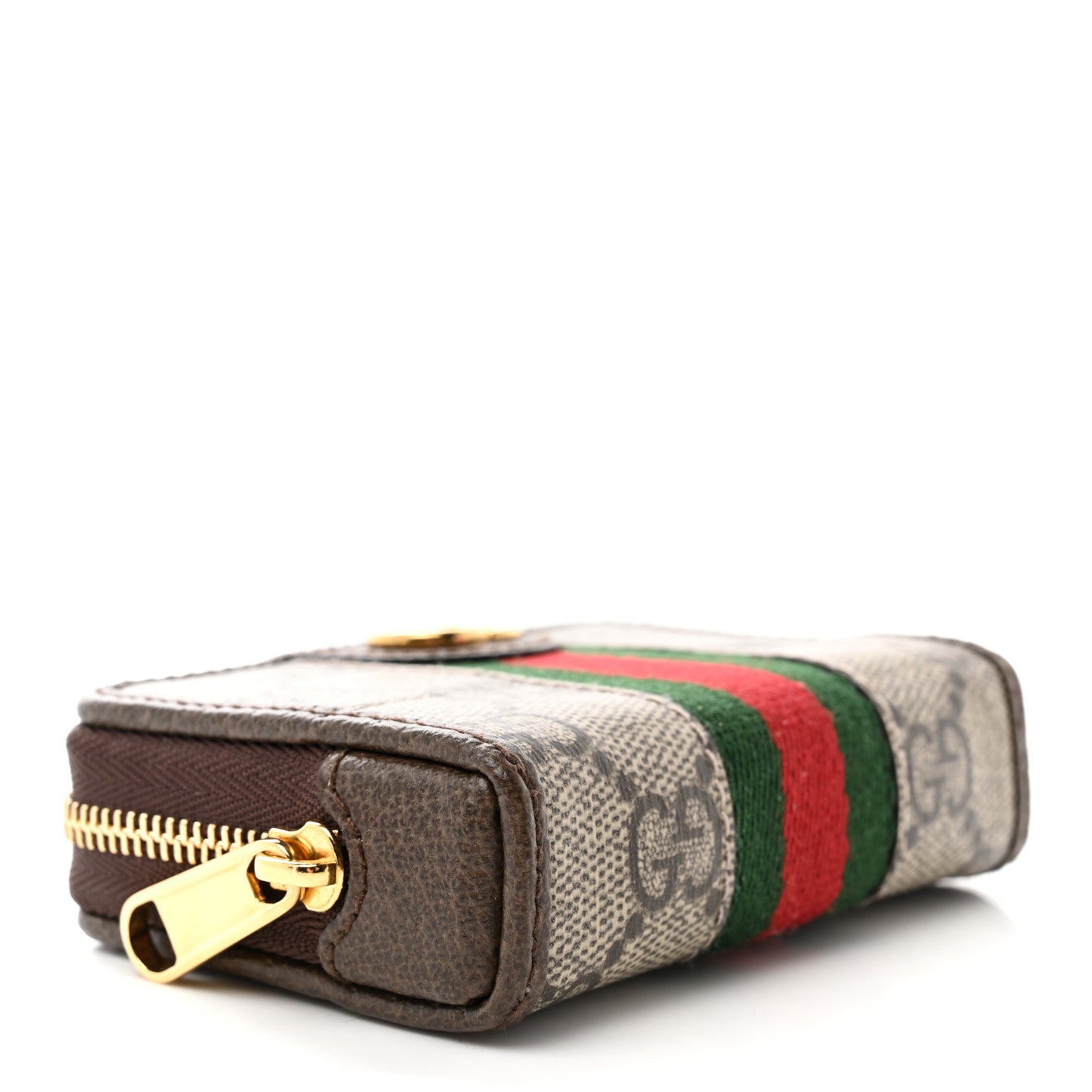 GG Supreme Monogram Web Ophidia Playing Card Case Beige New Acero