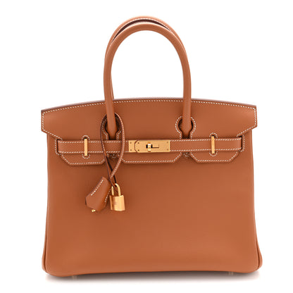 Hermes Epsom Birkin 30 Gold 2 of 19