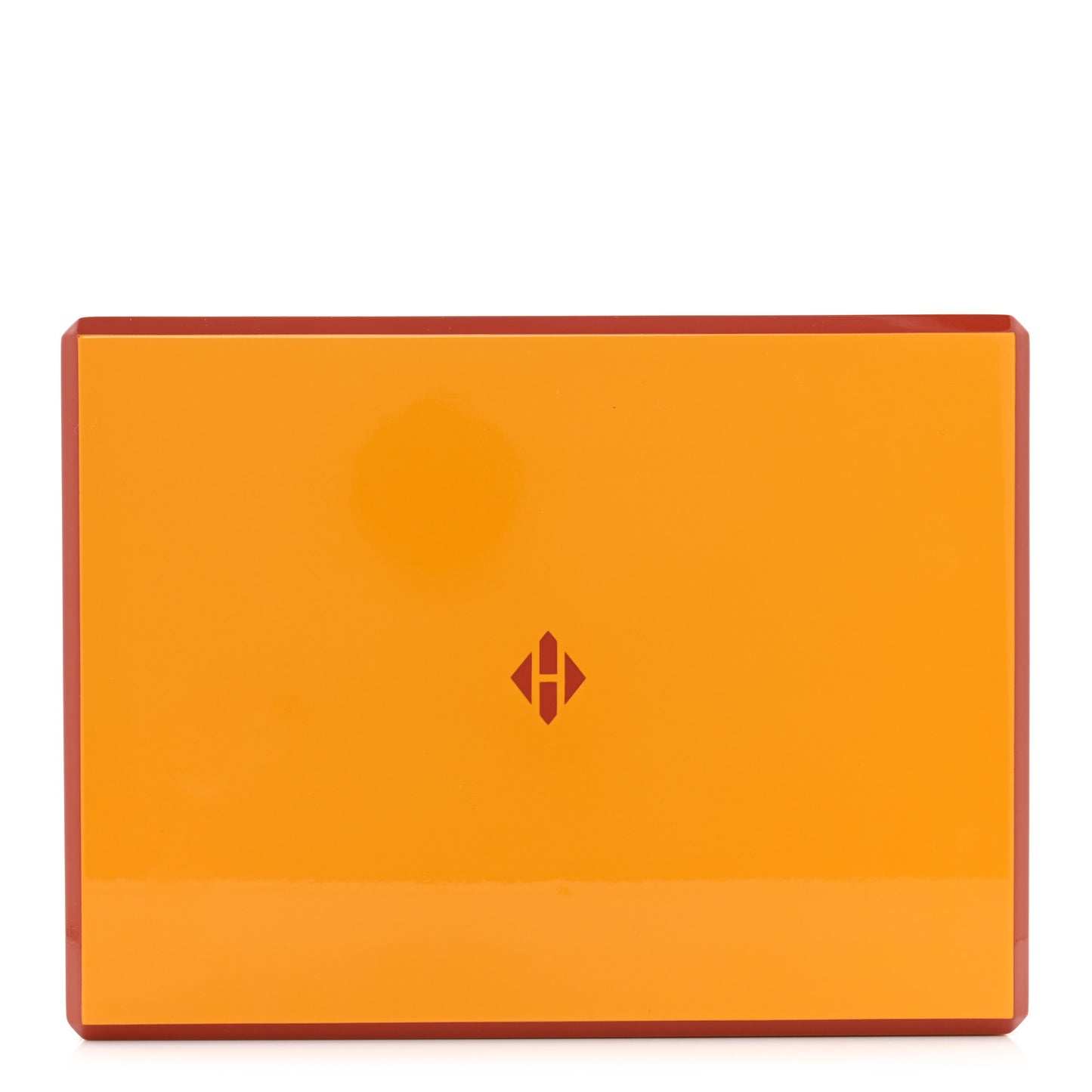 Lacquered Wood Facettes Watch Box Curry