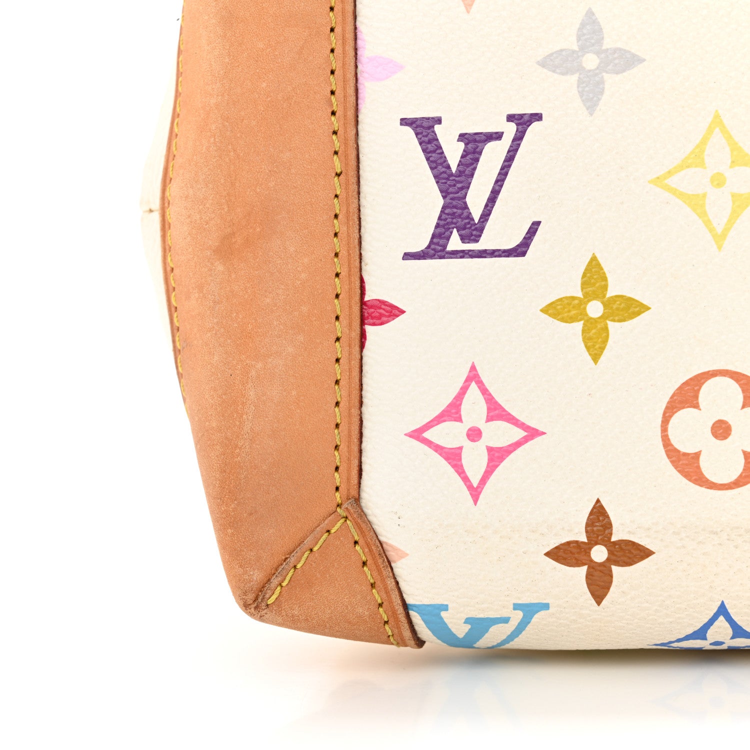 Louis Vuitton Monogram Multicolor Audra White 16 of 16