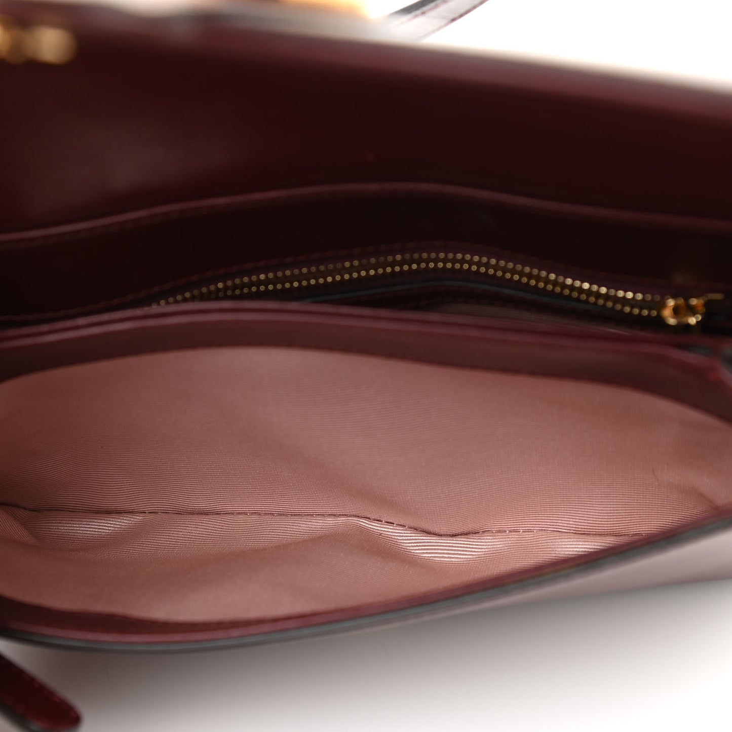 Vitello Palmellato Lux Small Arli Flap Shoulder Bag Vintage Bordeaux