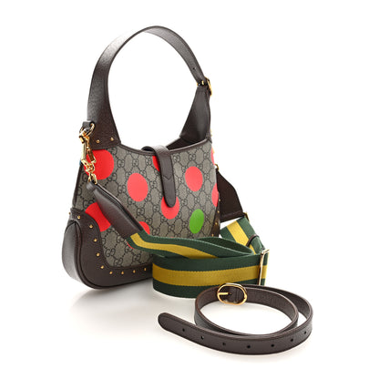 Gucci GG Supreme Monogram Web Geometric Small Jackie 1961 Beige Multicolor Brown Sugar 3 of 9