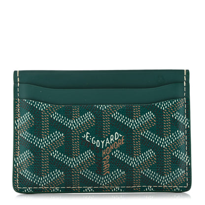 Goyard Goyardine Saint Sulpice Card Holder Green 1 of 8