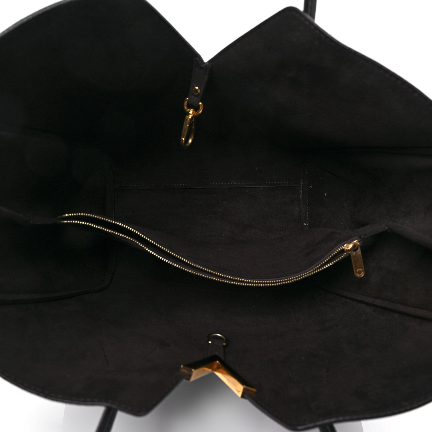 Louis Vuitton Calfskin Monogram Kimono Tote Black 5 of 10