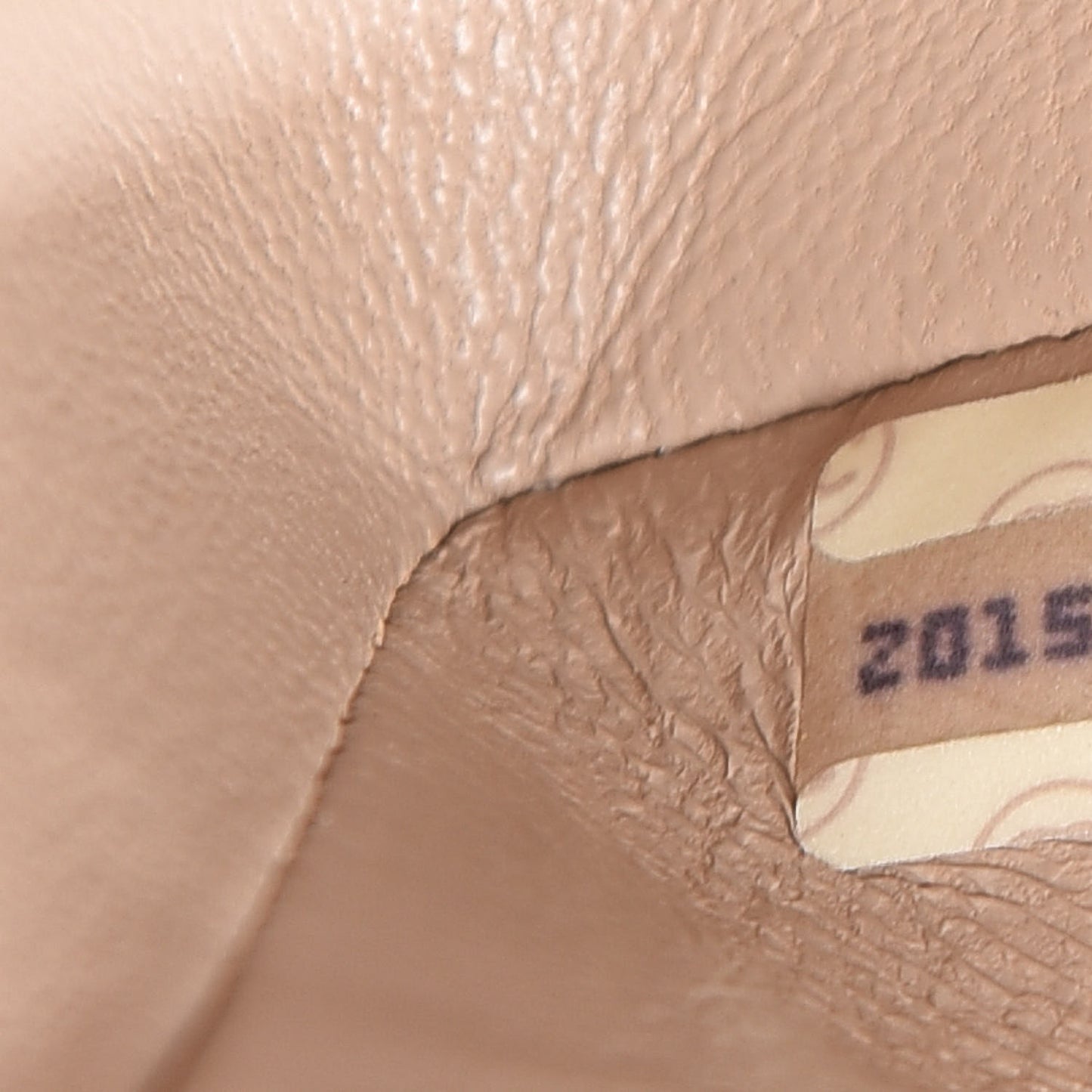 Lambskin Quilted Small Double Flap Beige