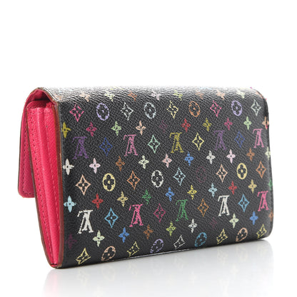 Louis Vuitton Monogram Multicolor Sarah Wallet Black Grenade 3 of 7