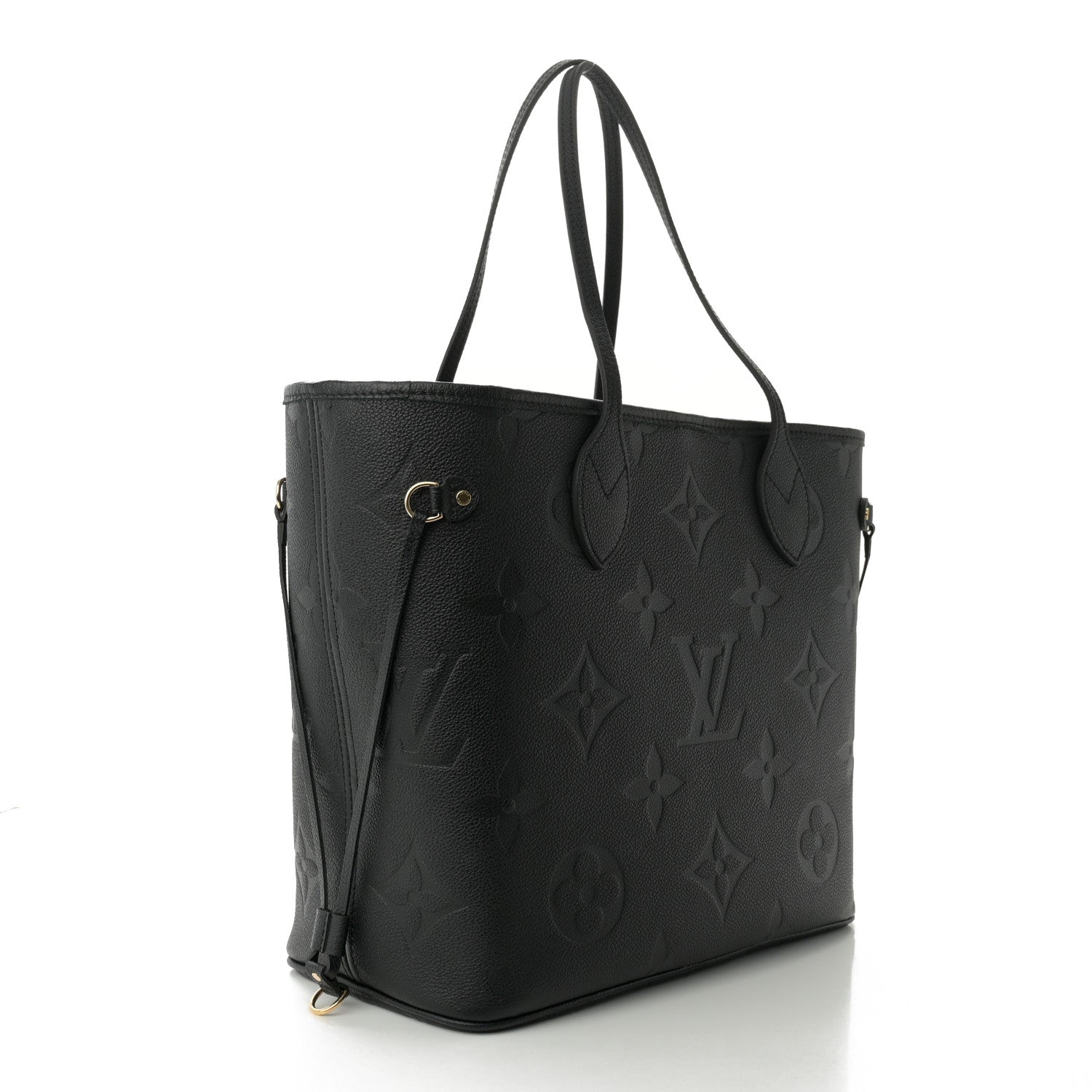Louis Vuitton Empreinte Monogram Giant Neverfull MM Black 4 of 10