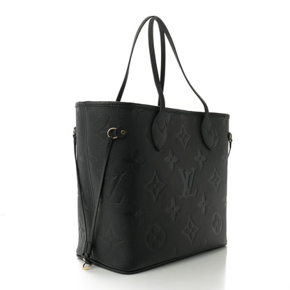 Louis Vuitton Empreinte Monogram Giant Neverfull MM Black 4 of 10