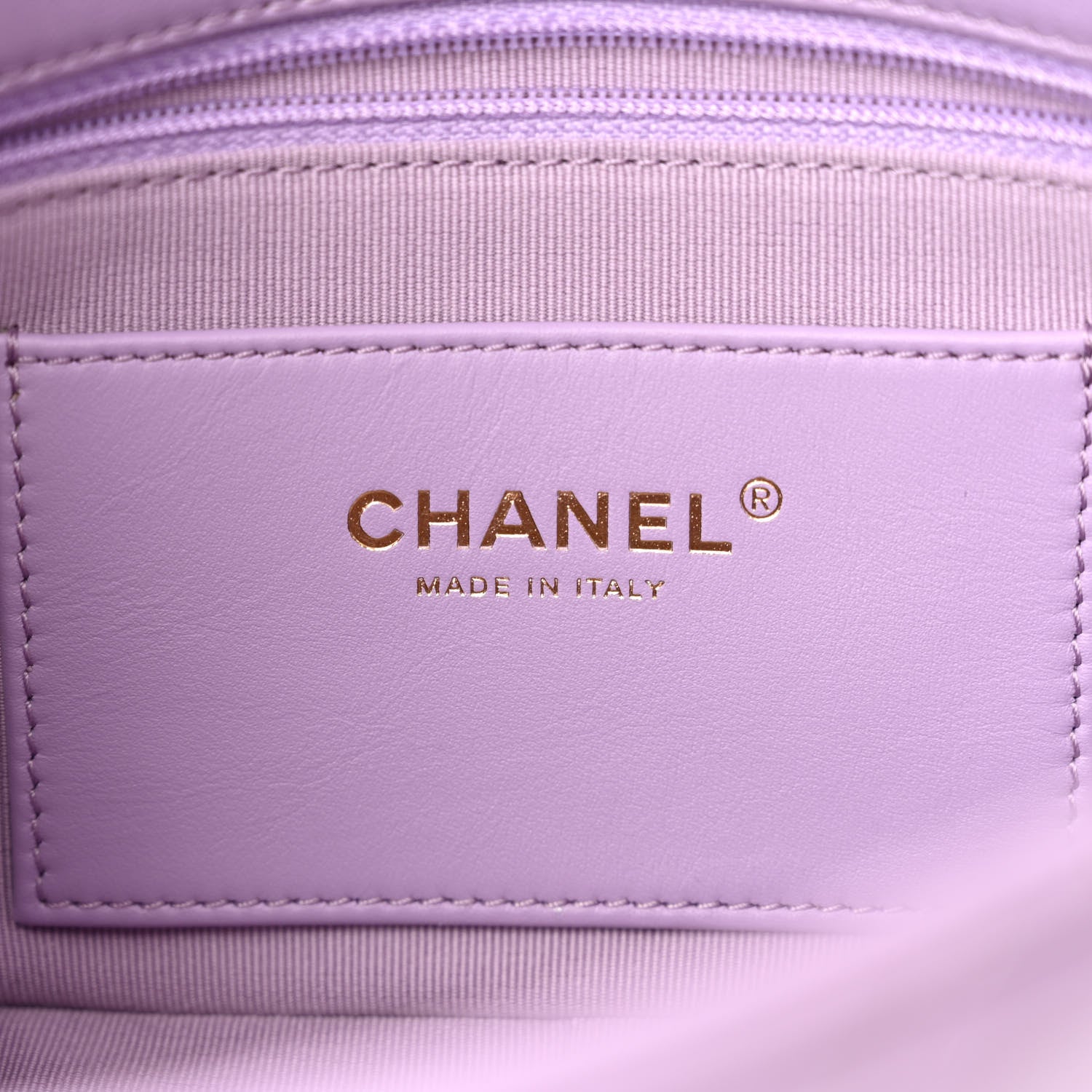 Chanel Lambskin Quilted Braided CC Flap Lilac 7 of 10