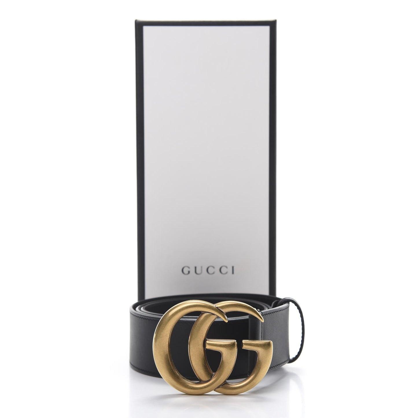 Calfskin Double G 40mm Belt 85 34 Black