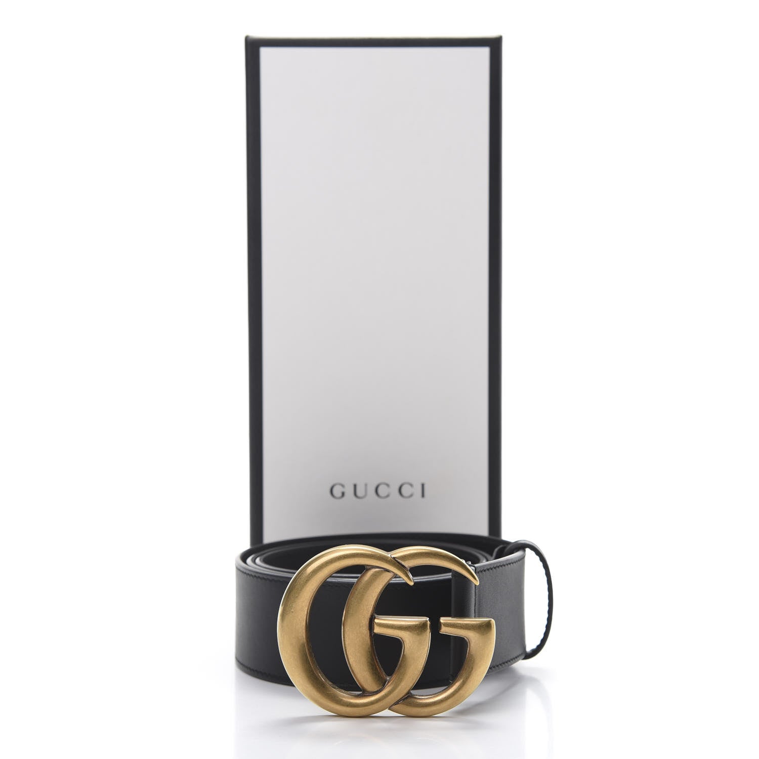 Gucci Calfskin Double G 40mm Belt 85 34 Black 6 of 6