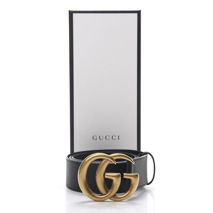 Gucci Calfskin Double G 40mm Belt 85 34 Black 6 of 6