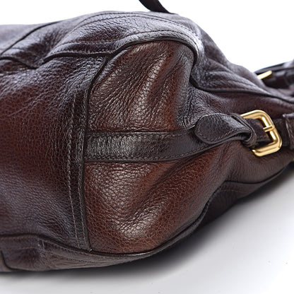 Prada Deerskin Duffel Bag Bruciato 9 of 21
