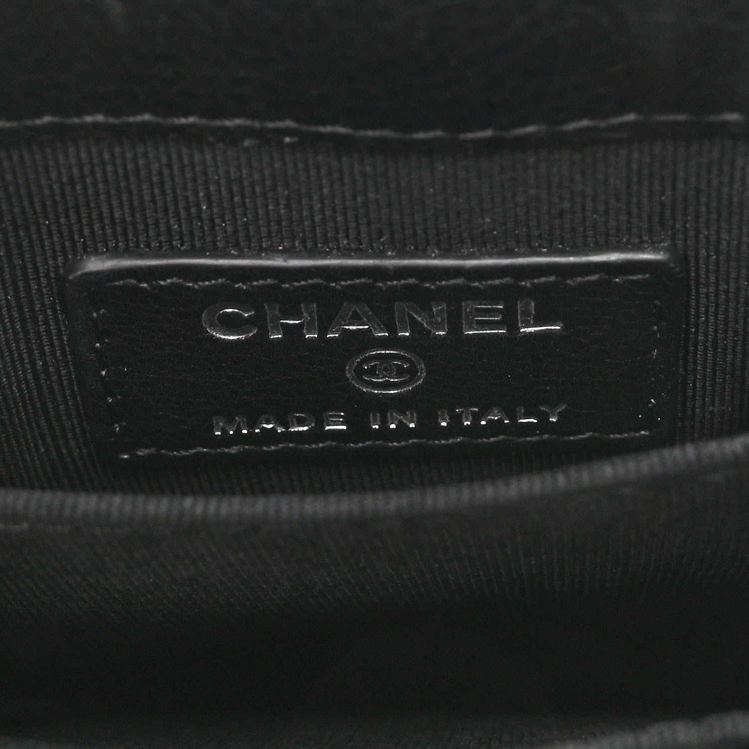 Chanel Calfskin CC Phone Holder Crossbody Black 6 of 12