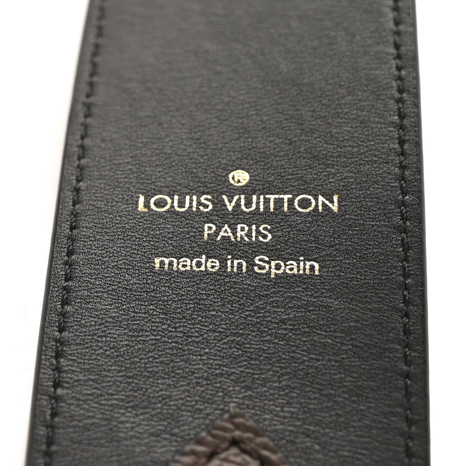 Louis Vuitton Monogram Bandouliere Shoulder Strap Black 4 of 4
