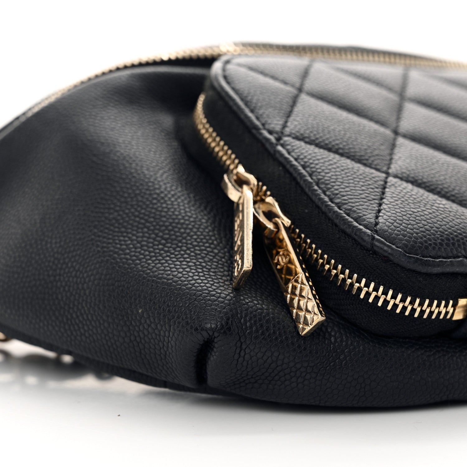 Chanel Caviar Quilted Business Affinity Waist Belt Bag Black 9 of 11