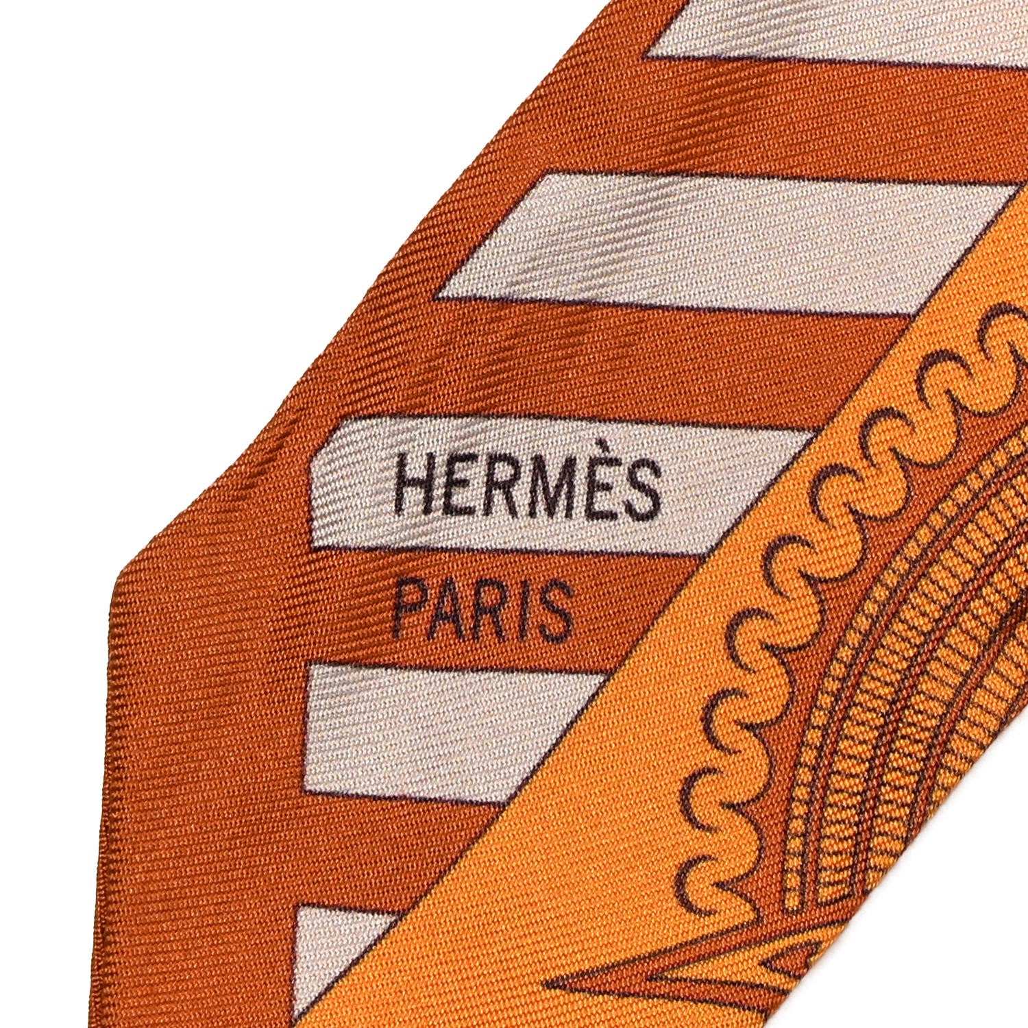 Hermes Silk Geometrie Cretoise Silk Twilly 2 of 5