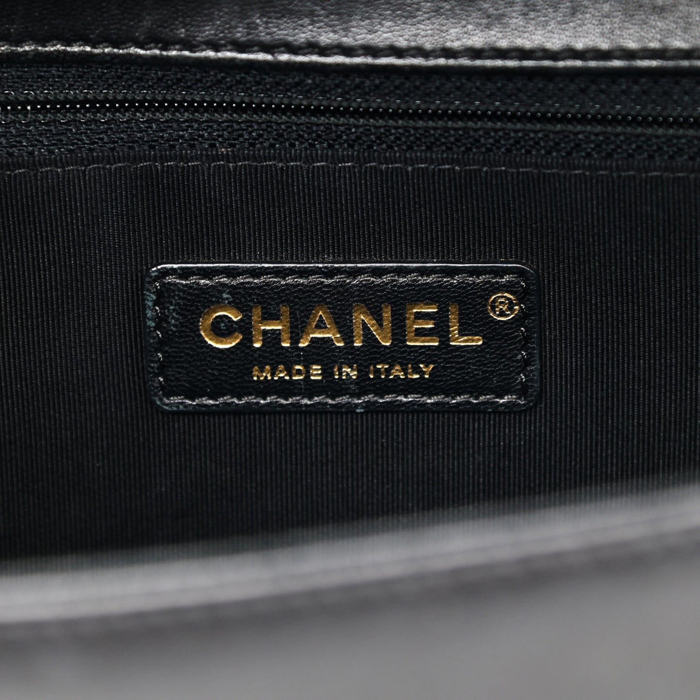 Lambskin Quilted New Medium Boy Flap Black