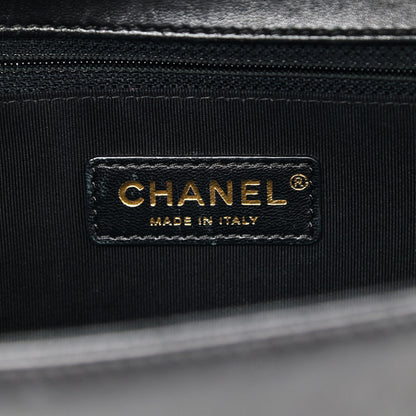 Chanel Lambskin Quilted New Medium Boy Flap Black 5 of 14