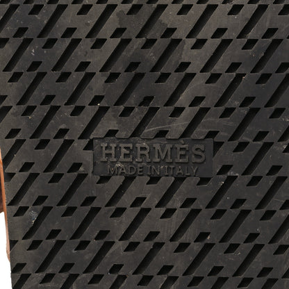 Hermes Calfskin Womens Chypre Sandals 40 Naturel 8 of 10