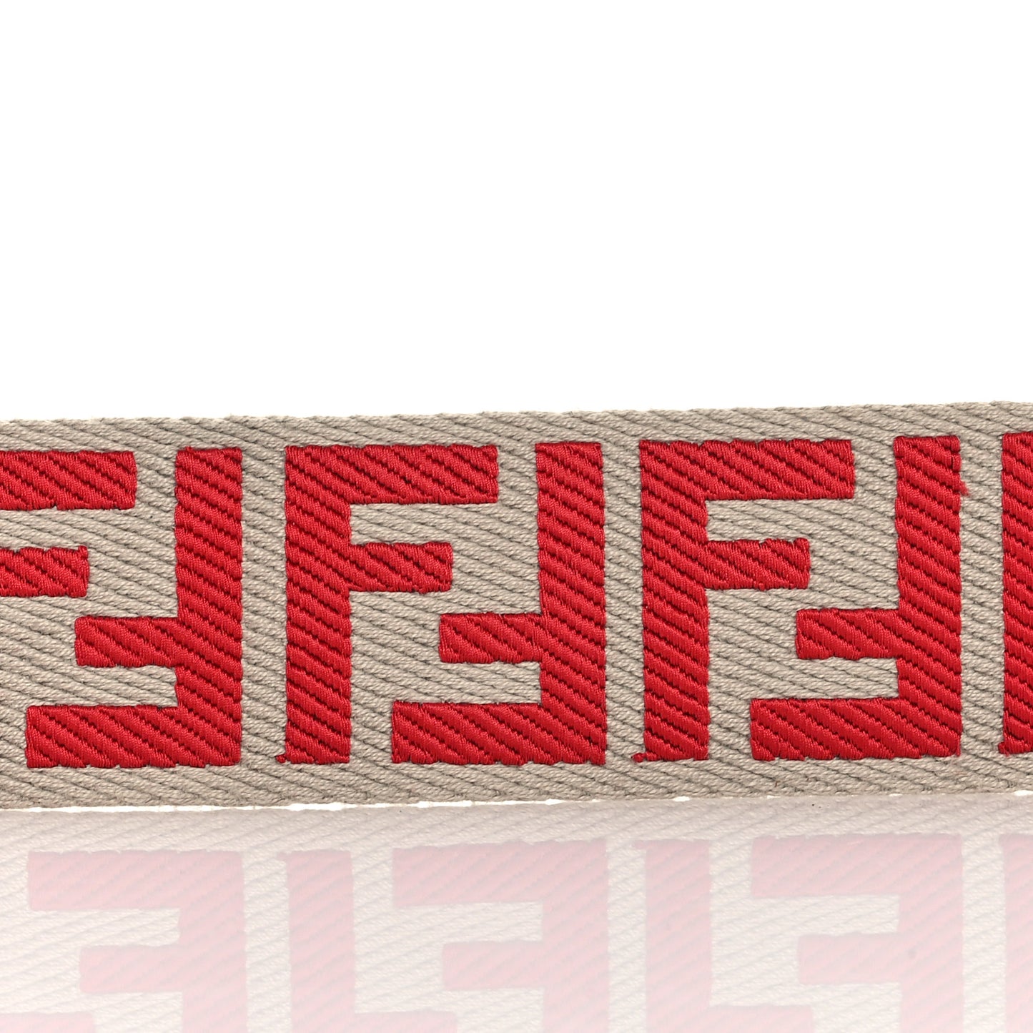 Canvas Calfskin FF 1974 Strap You Red