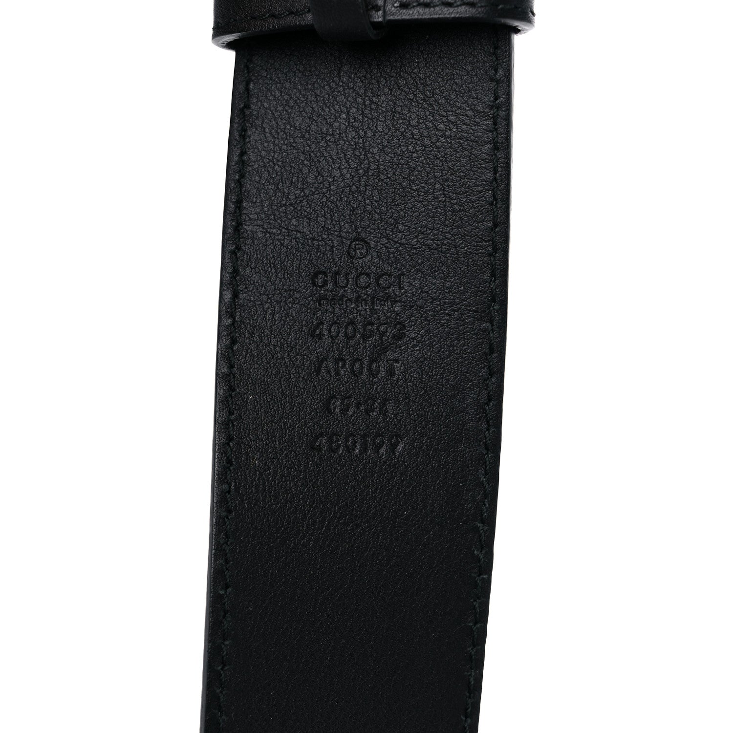Gucci Calfskin Double G 40mm Belt 85 34 Black 3 of 5