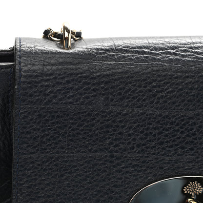 Mulberry Nappa Crocodile Embossed Small Lily Flap Midnight Blue 8 of 11