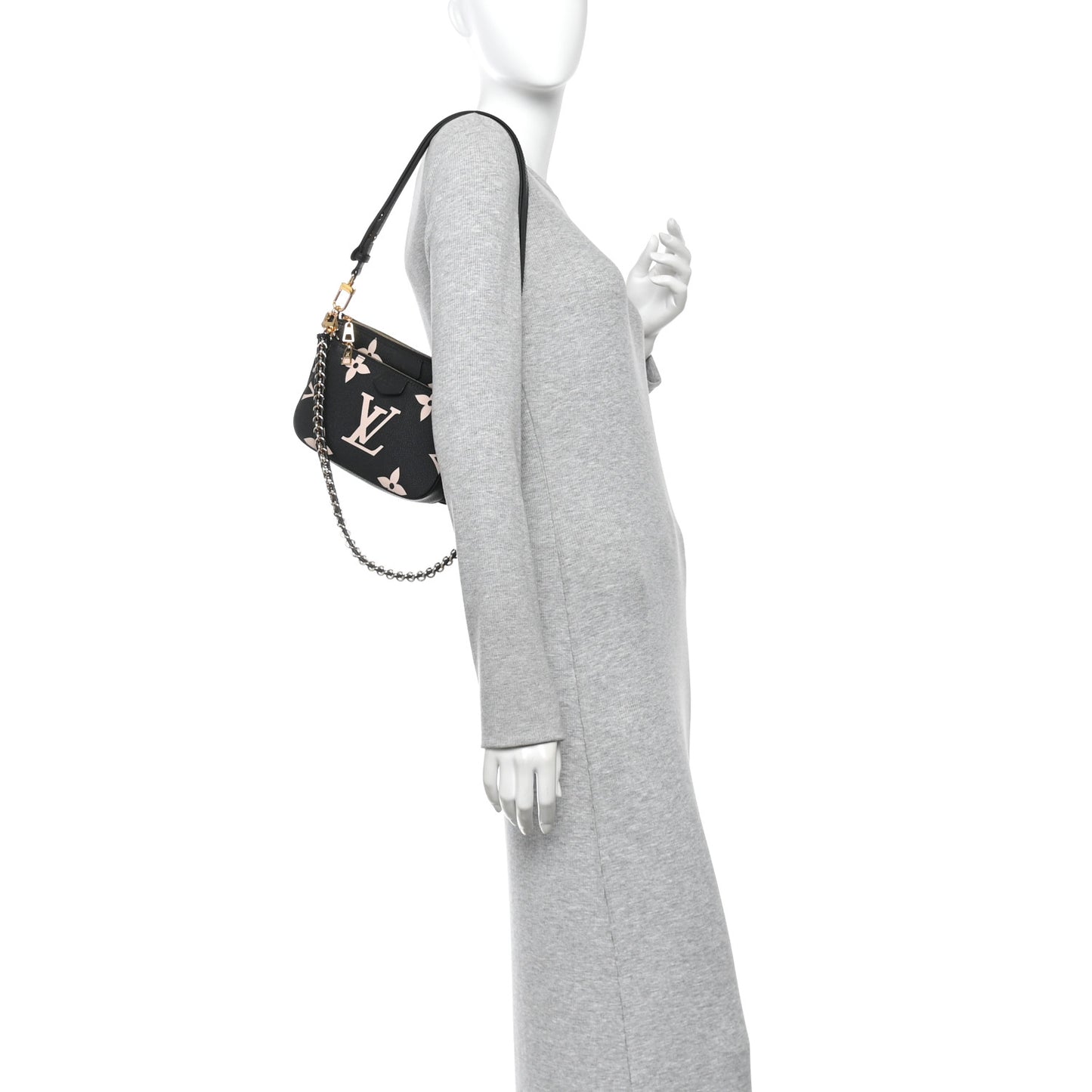 Empreinte Monogram Giant Multi Pochette Accessories Black Beige