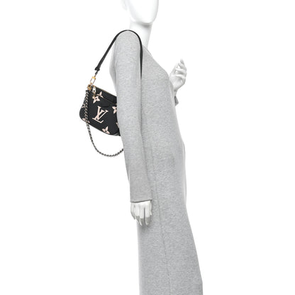 Louis Vuitton Empreinte Monogram Giant Multi Pochette Accessories Black Beige 2 of 9
