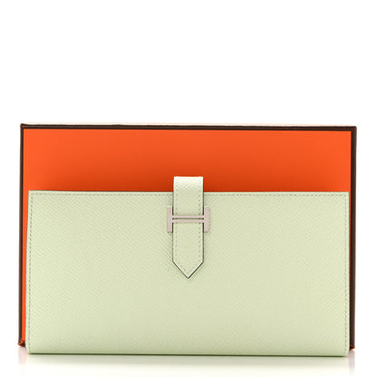 Hermes Epsom Bearn Gusset Wallet Vert Fizz 8 of 8