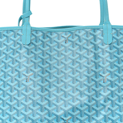 Goyard Goyardine Saint Louis GM Balise Beach Towel Set Turquoise 10 of 14
