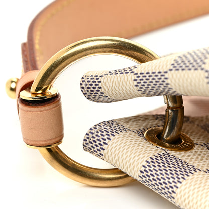 Louis Vuitton Damier Azur Graceful MM Rose Ballerine 17 of 25