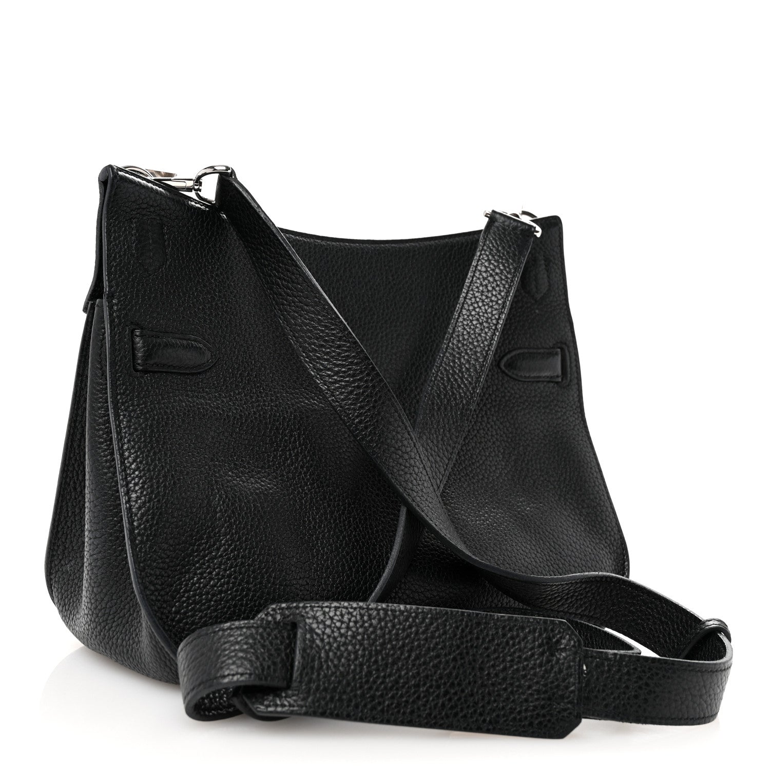Hermes Taurillon Clemence Jypsiere 28 Black 3 of 9