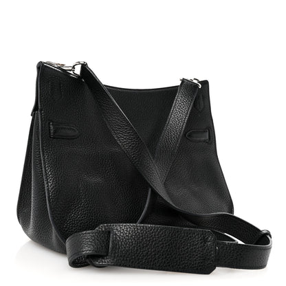 Hermes Taurillon Clemence Jypsiere 28 Black 3 of 9