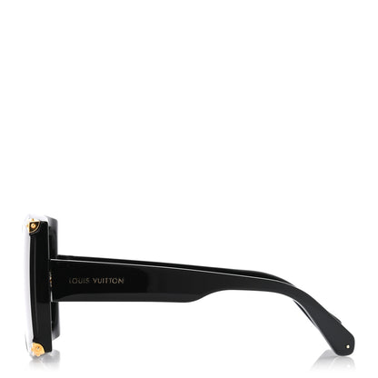 Louis Vuitton Acetate Nylon In The Mood For Love Sunglasses Z1294E Black 3 of 7