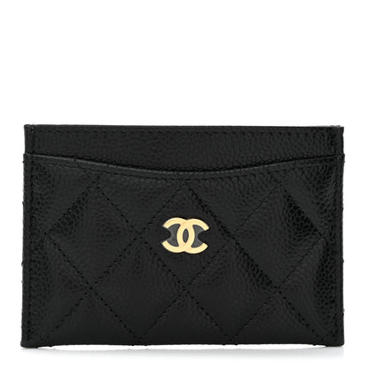 Chanel Caviar Quilted Card Holder Black 1 of 8