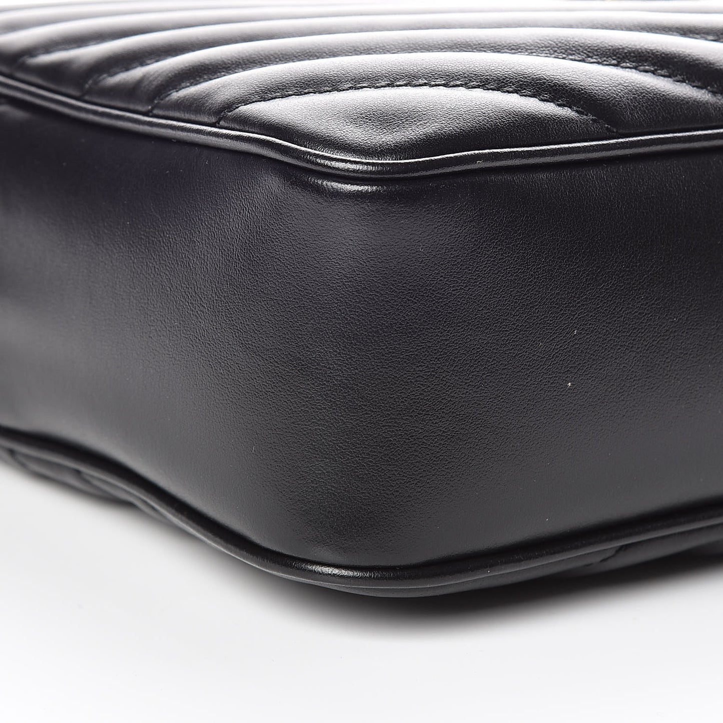 Calfskin Matelasse Monogram Lou Camera Bag Black