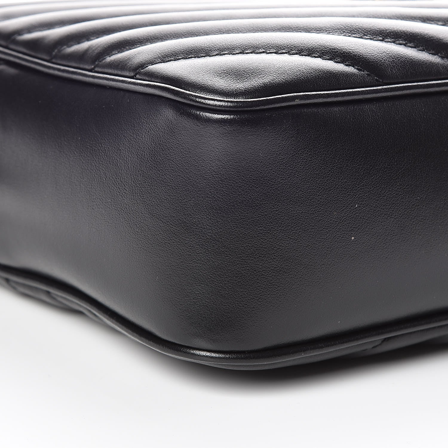 Saint Laurent Calfskin Matelasse Monogram Lou Camera Bag Black 8 of 9