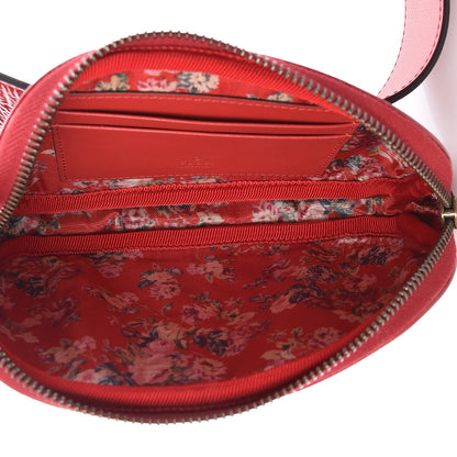 Gucci Patent Rubber Game Patch Logo Belt Bag 95 38 Hibiscus Red 5 of 10