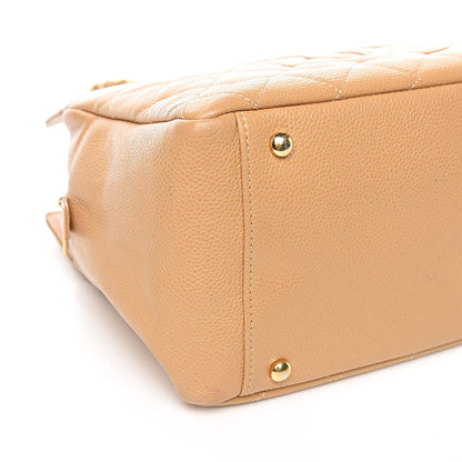 Chanel Caviar Quilted Petit Timeless Tote PTT Beige 11 of 17
