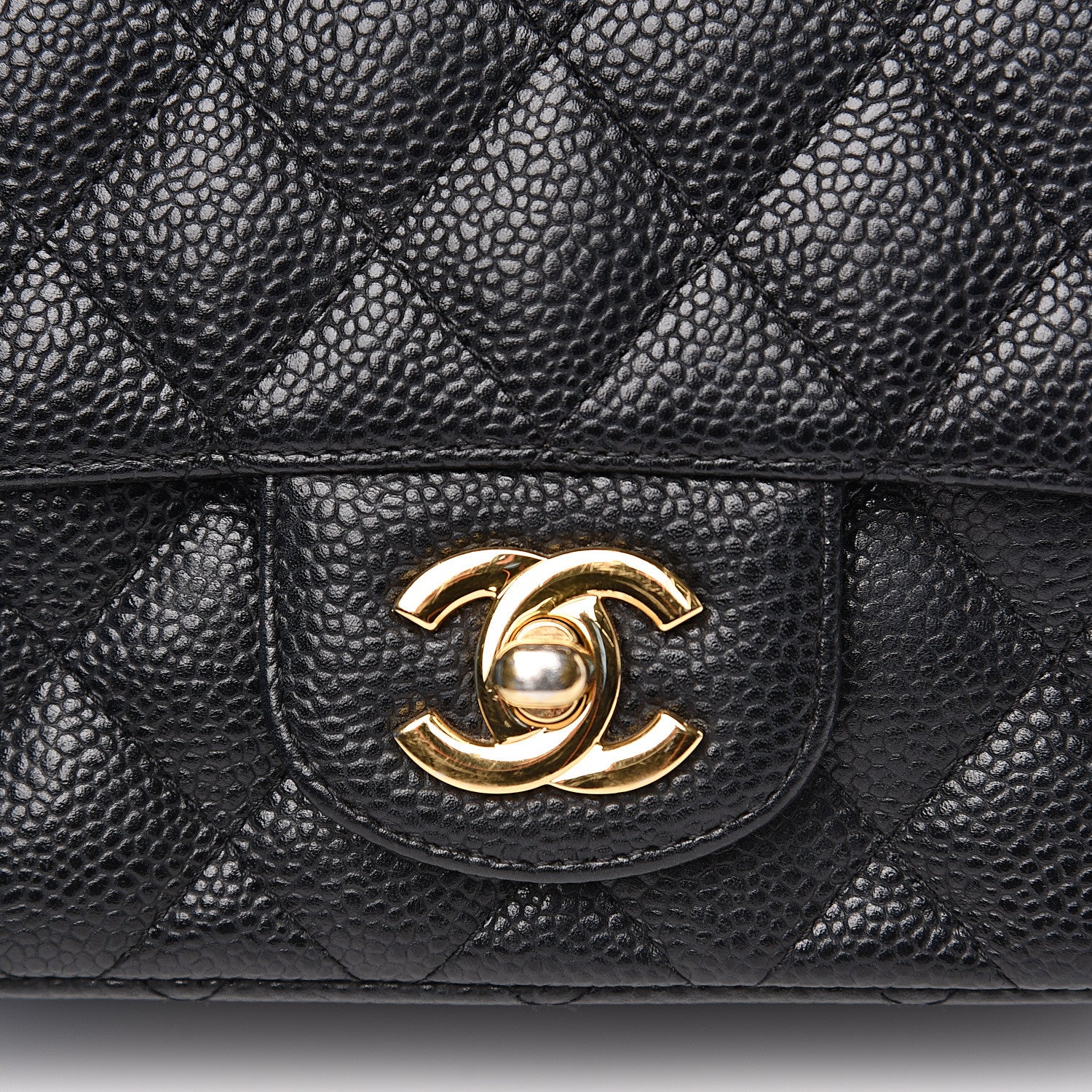 Chanel Caviar Quilted Mini Square Flap Black 6 of 13