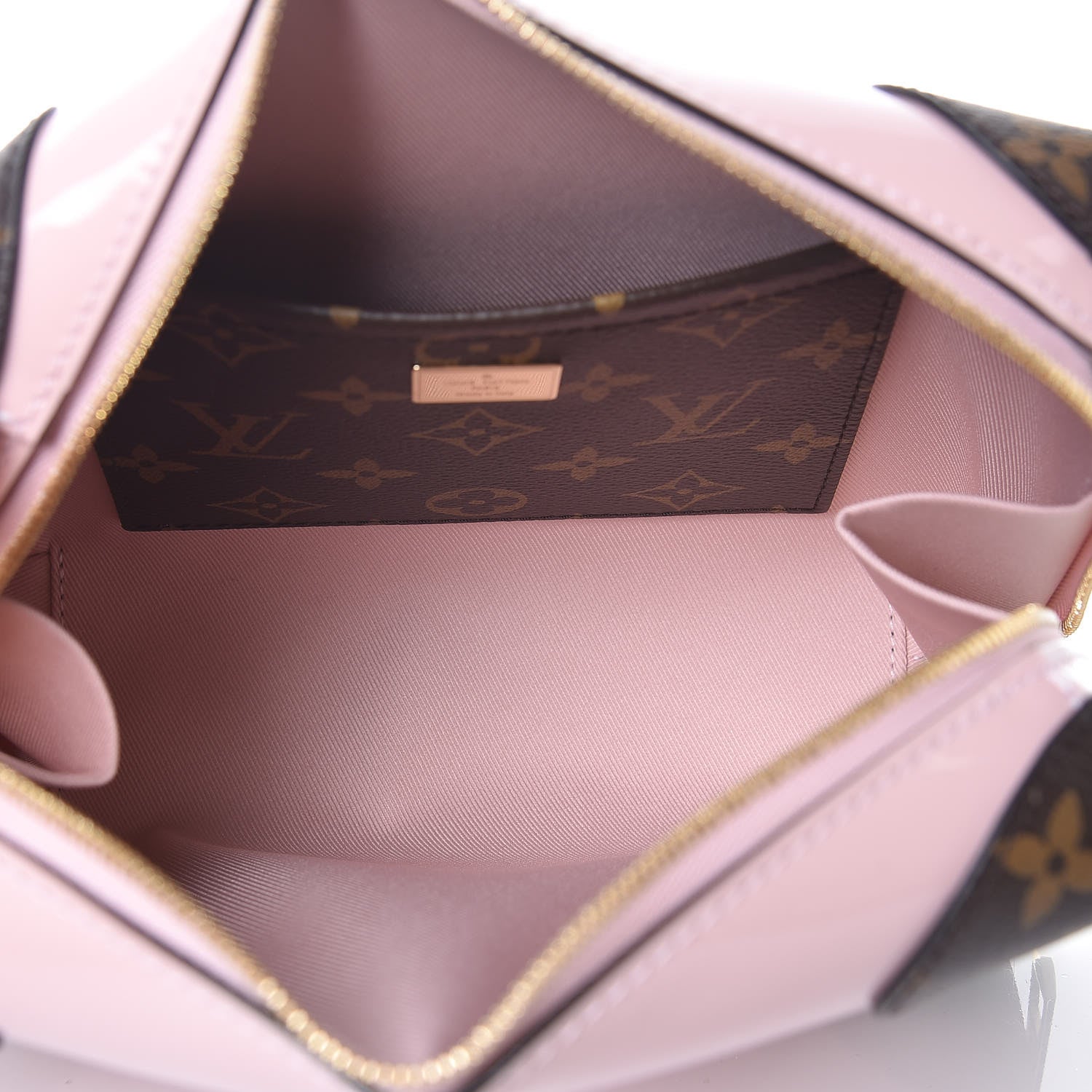 Louis Vuitton Patent Miroir Venice Rose Ballerine 5 of 7