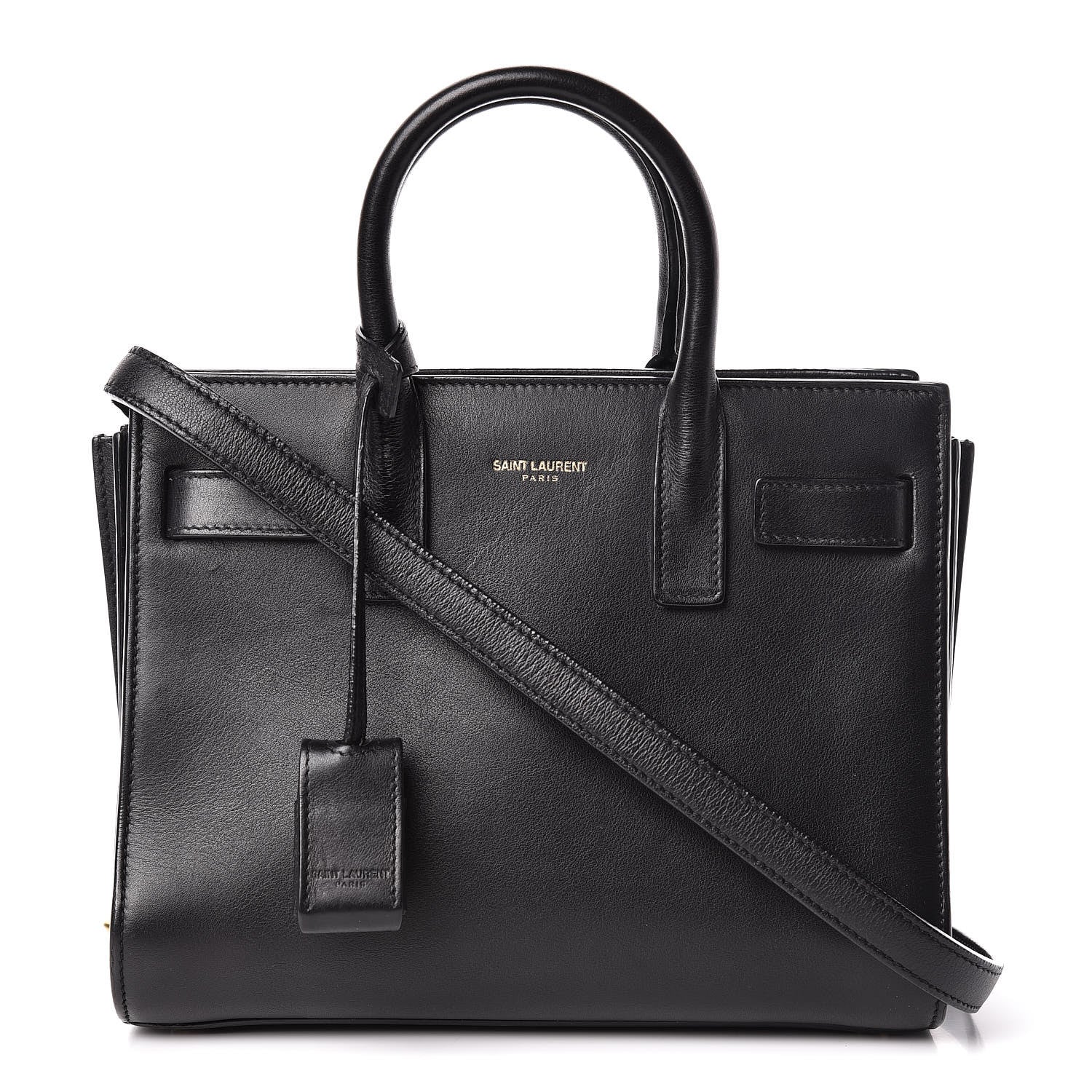 Saint Laurent Calfskin Nano Sac de Jour Black 1 of 13