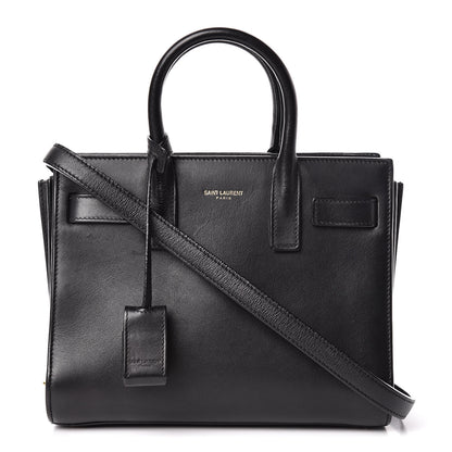 Saint Laurent Calfskin Nano Sac de Jour Black 1 of 13