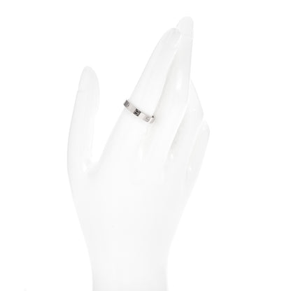 Cartier 18K White Gold 4mm LOVE Wedding Band Ring 57 8 2 of 5
