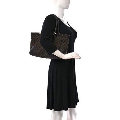 Gucci GG Monogram Small Tote Dark Brown 2 of 11