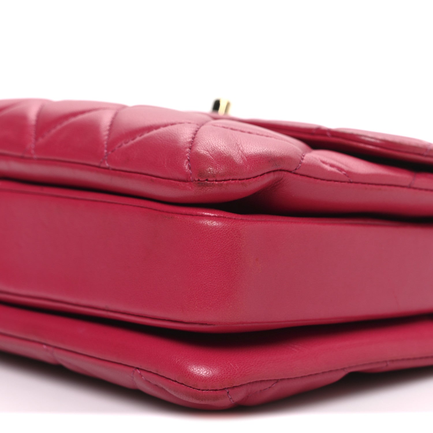 Chanel Lambskin Quilted Small Trendy CC Flap Dual Handle Bag Dark Pink 10 of 10